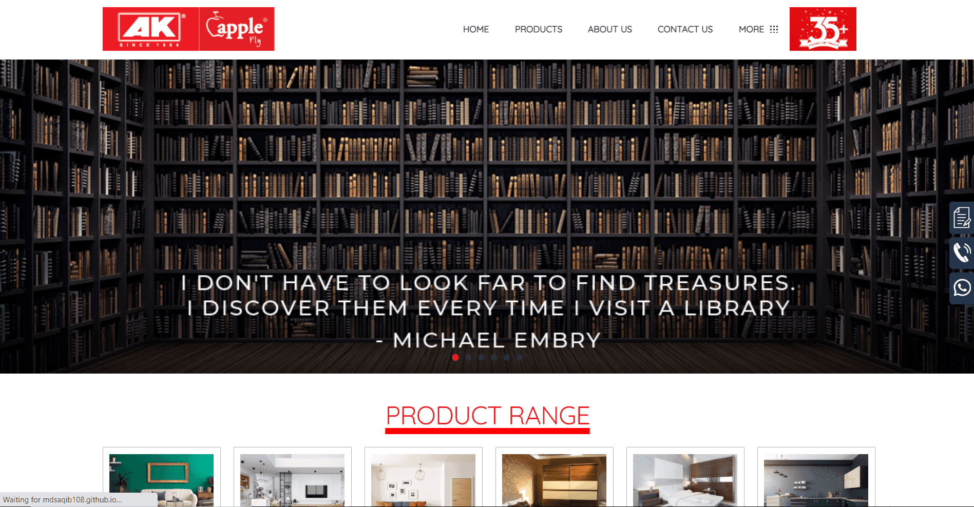 Library archive shelving, illustrative